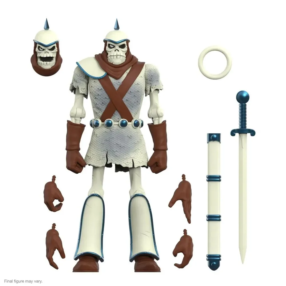 Dungeons & Dragons Ultimates Dekkiion Skeleton Warrior Glow Figure Super 7 NEW
